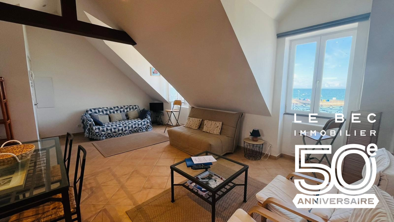 Bien: Appartement à vendre avec vue mer dominante à CARNAC Plage