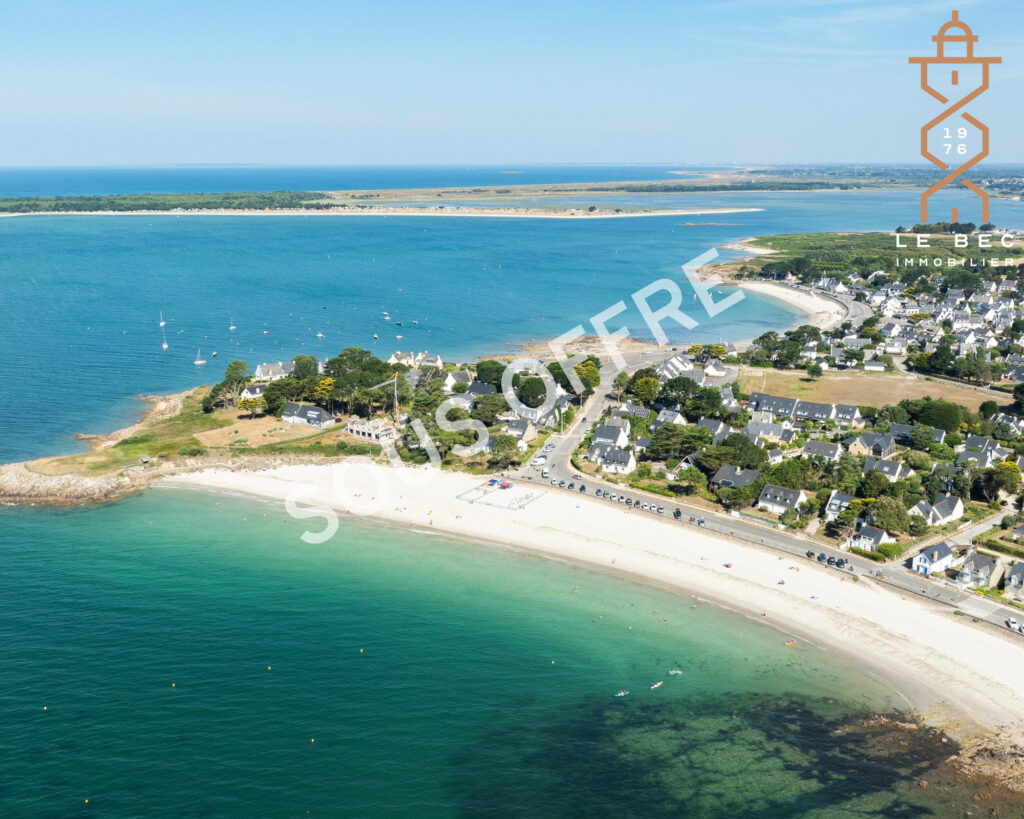Bien: Maison 5 chambres, Vue Mer à Carnac, les pieds dans l'eau