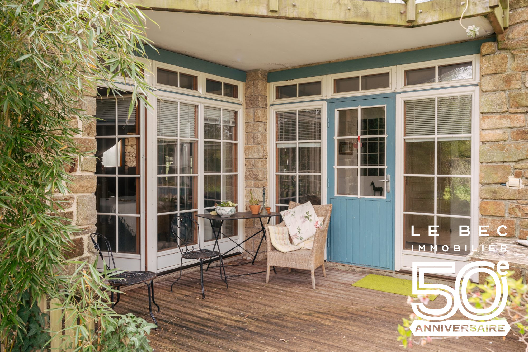 Bien: Mison de caractère, dans un hameau de charme à 8 km des plages de Carnac