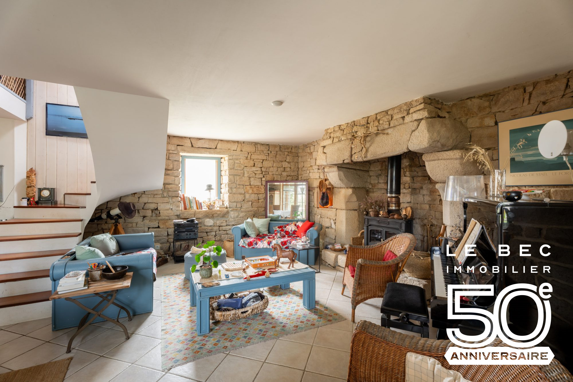 Bien: Mison de caractère, dans un hameau de charme à 8 km des plages de Carnac